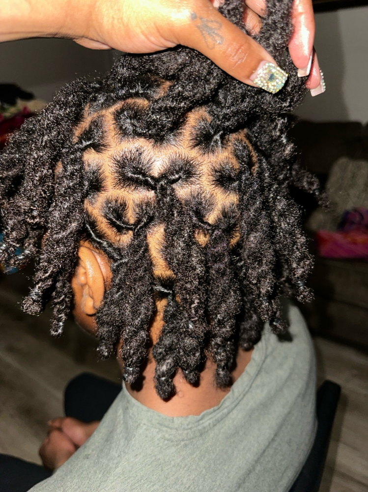 Kids Wash+Retwist+Style (13under)
