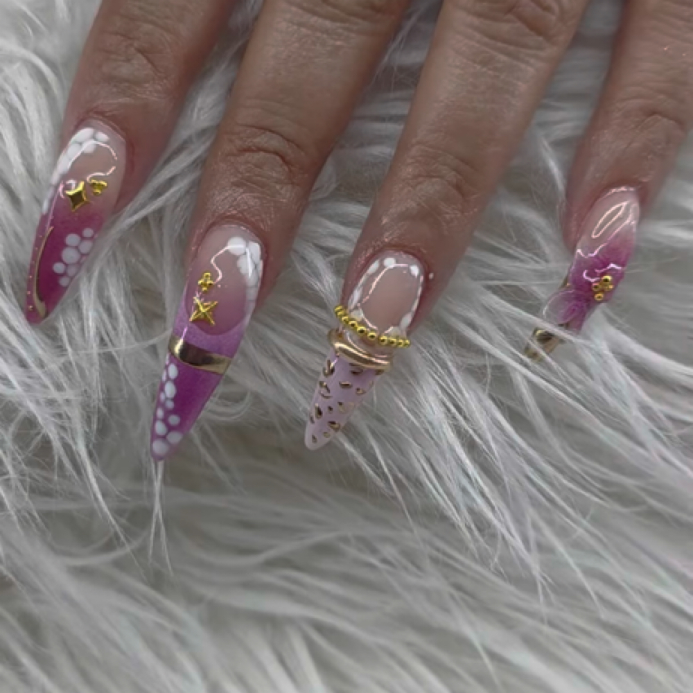 Nail Designs/ Charms at The Art of Beauty School & Salon in Maricopa, AZ