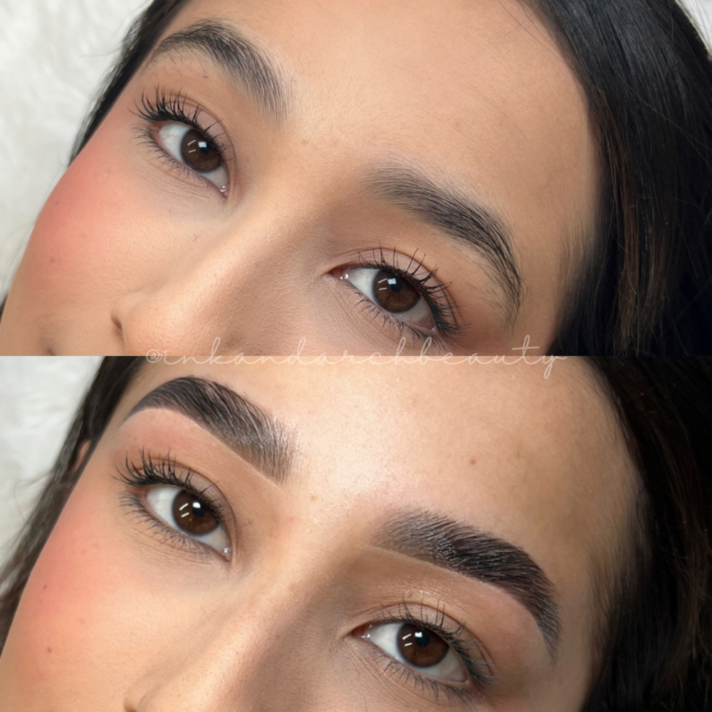 Brow Lamination at Ink & Arch in San Diego, CA