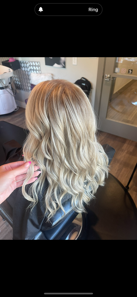 Partial highlight, Haircut, & Style
