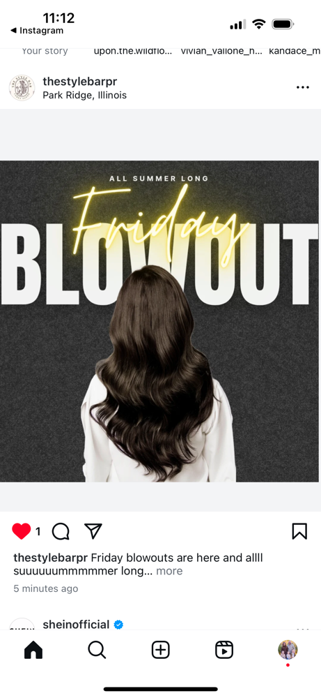 FRIDAY BLOWOUT
