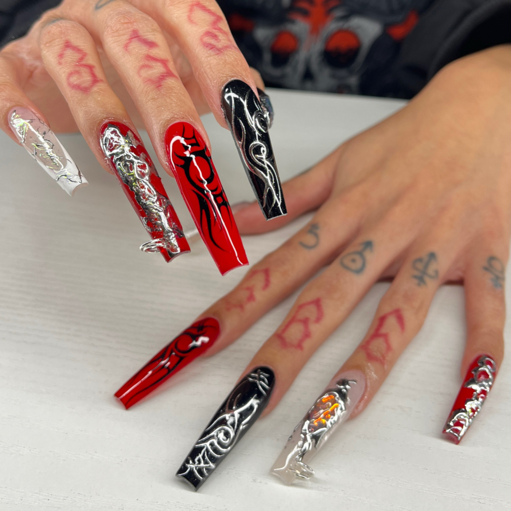 Acrylic Nail Art Level 3 at Jaded Nailzz in san antonio, TX