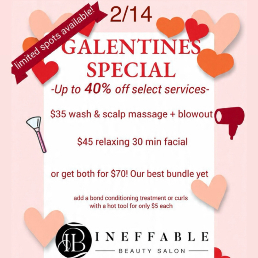 Galentines Day Facial 2/14