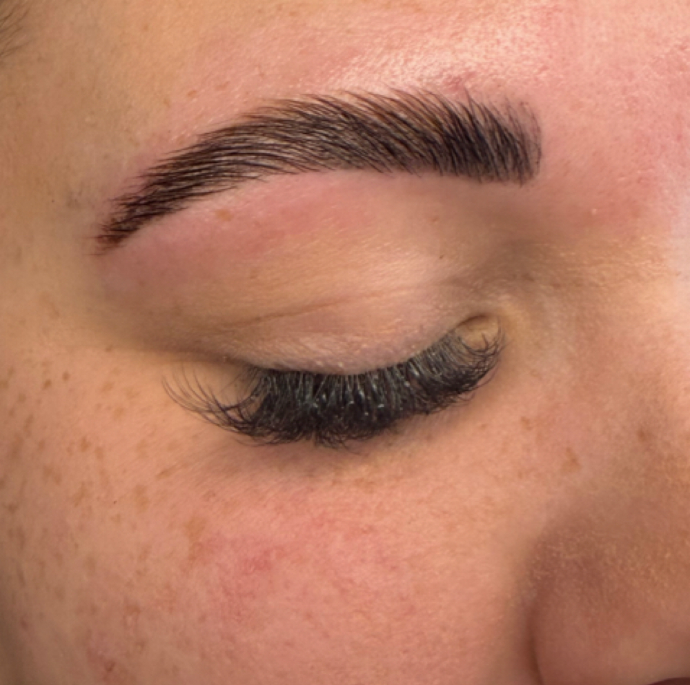 Brow Lamination at Chauntelles aesthetics in Bangor, ME