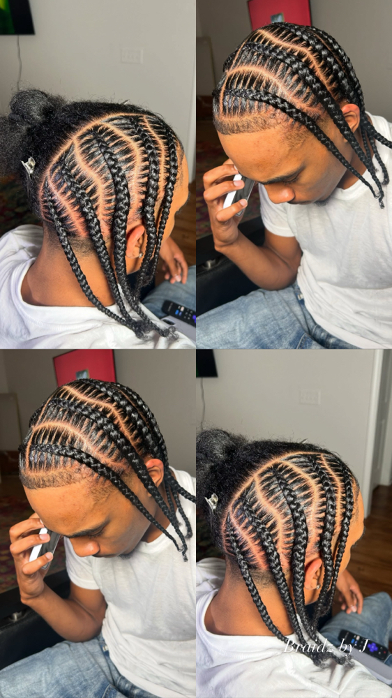 Men Stitch Braids at BraidzbyJ in Abilene, TX