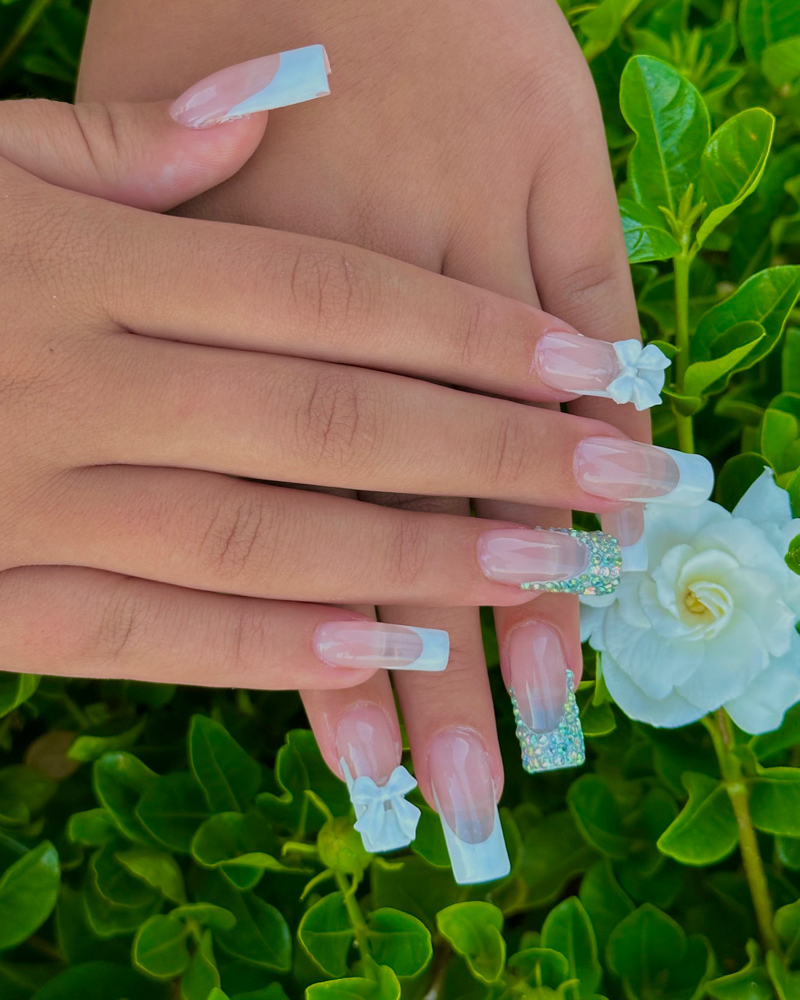 long gel x full set