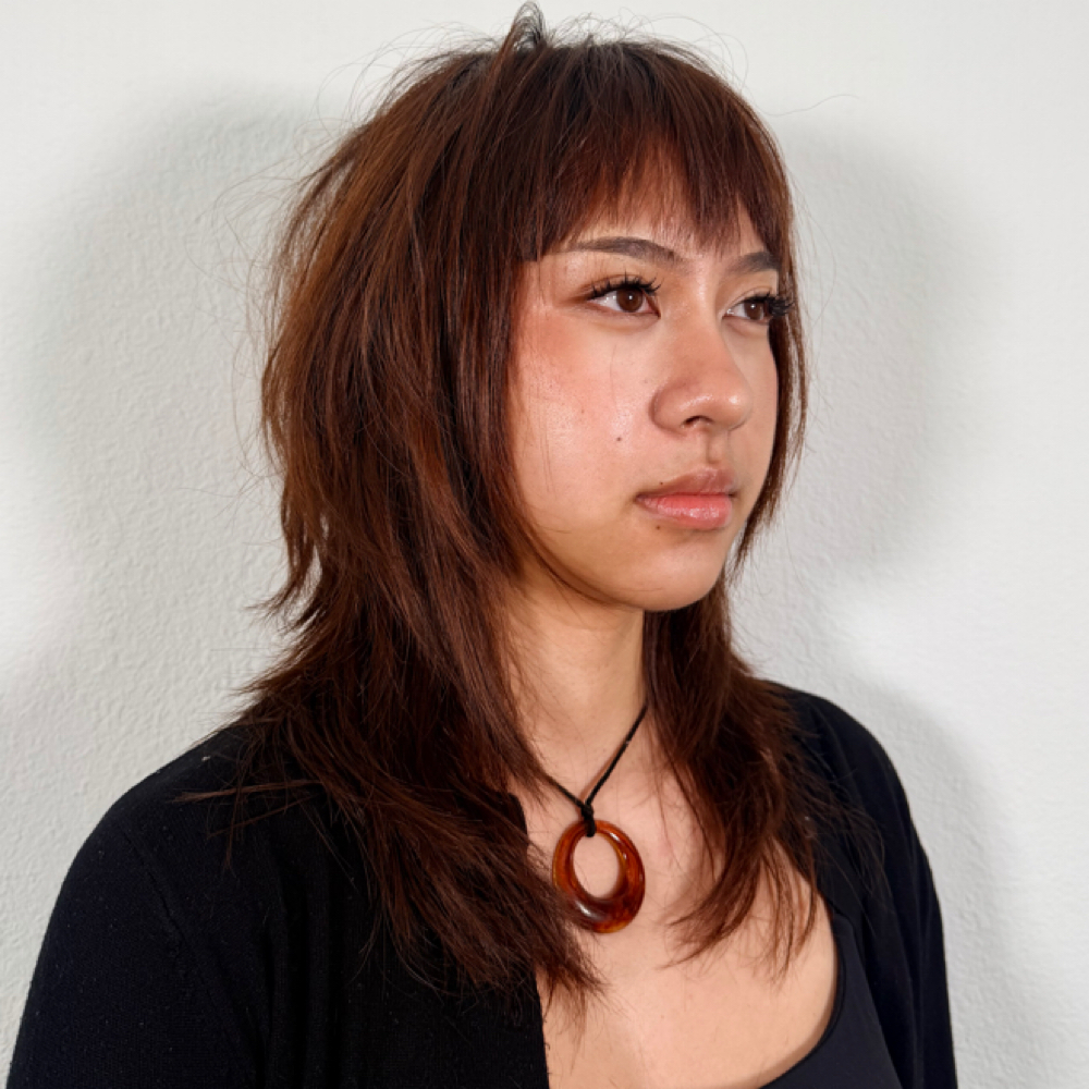 creative LONG Haircut at Velvet Moon Hair & Nails Studio in Ventura, CA