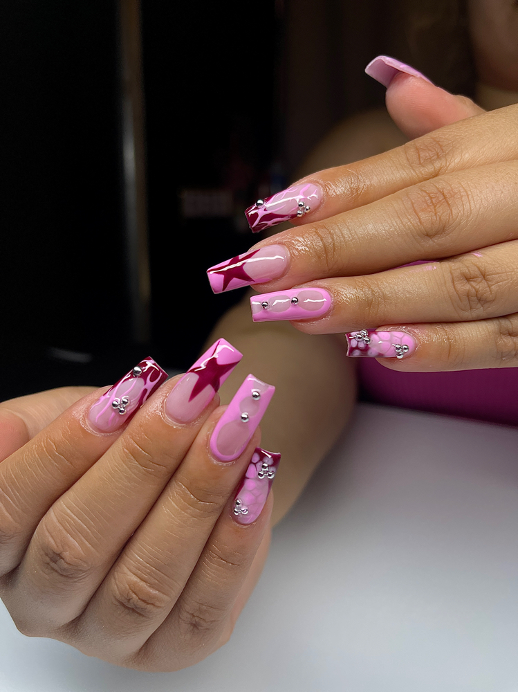 Small Rhinestones Placements
