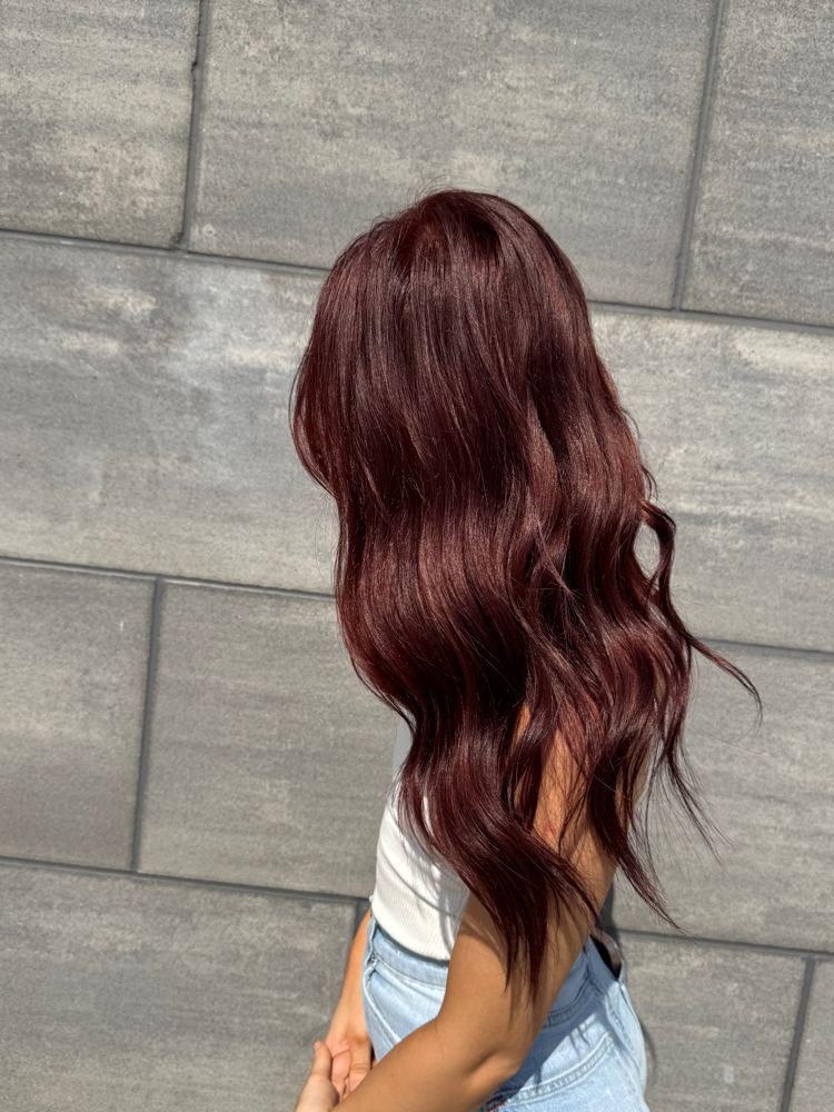 All over color going darker