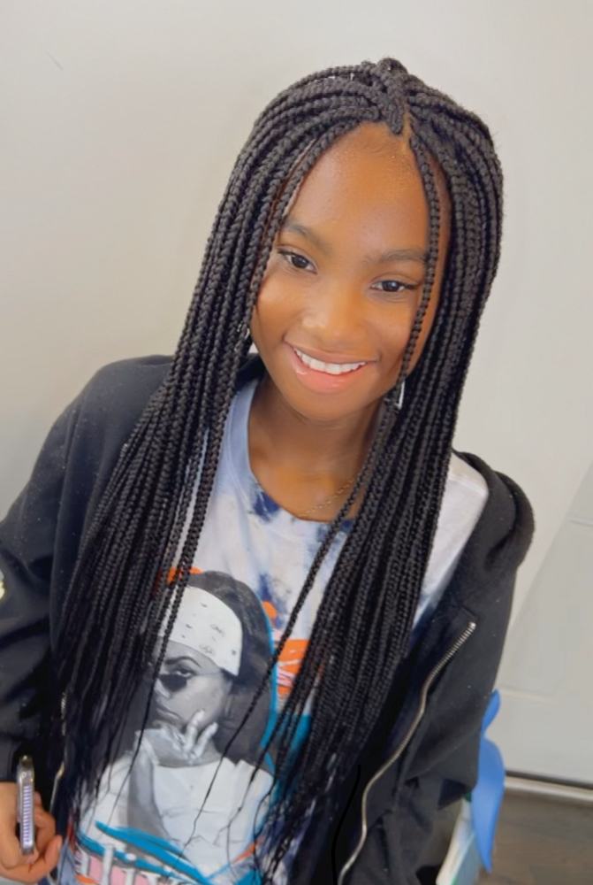 Medium Box Braids at Tasha Mac in Chicago, IL