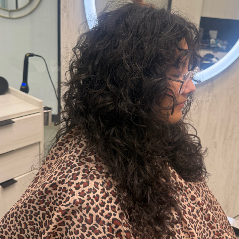 Signature Curly Haircut at Hair By The Rox in Laguna Hills, CA