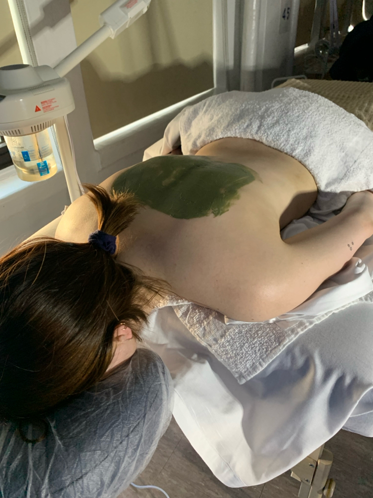 Back Facial With Microdermabration