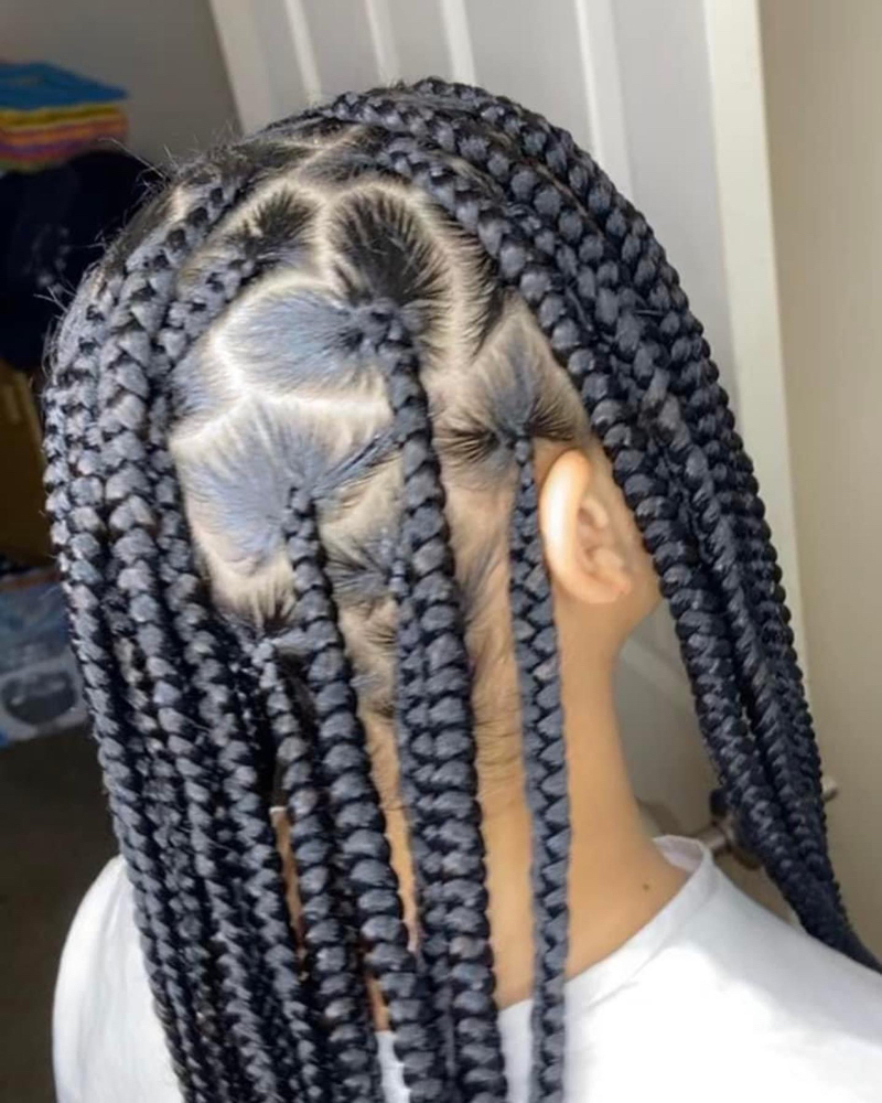 Large knotless Boxbraids