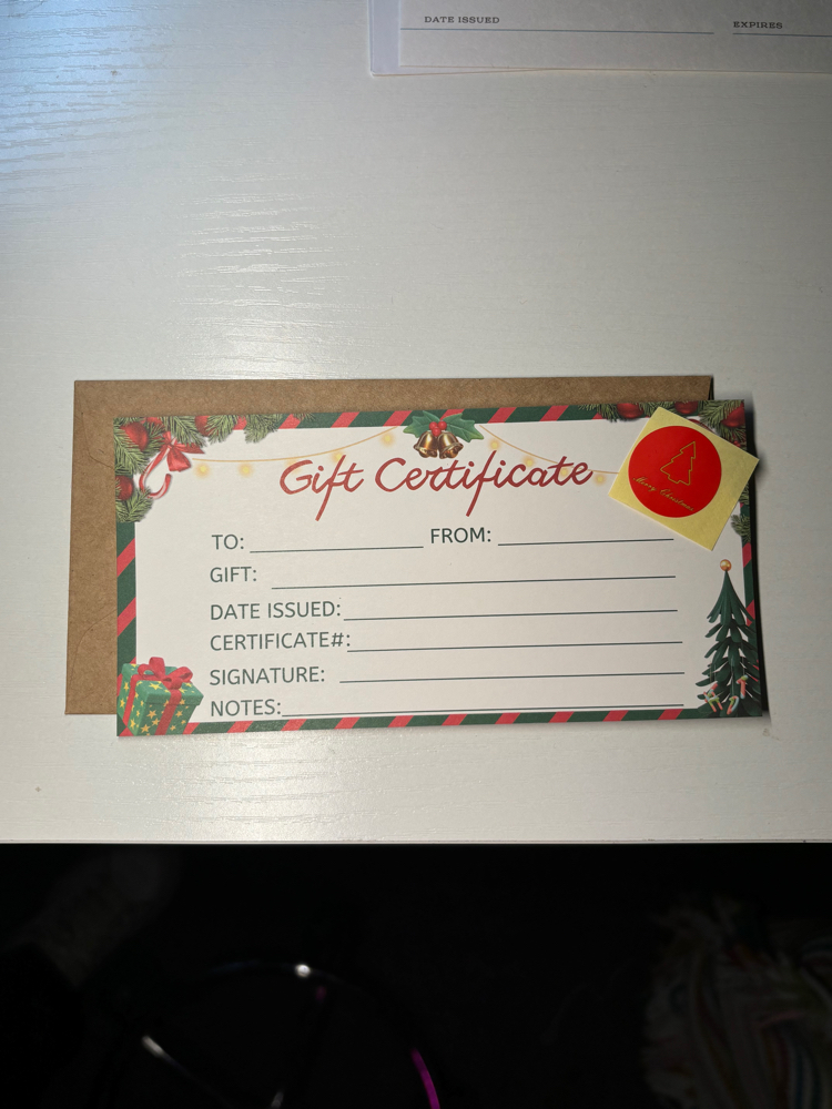 Gift Certificate