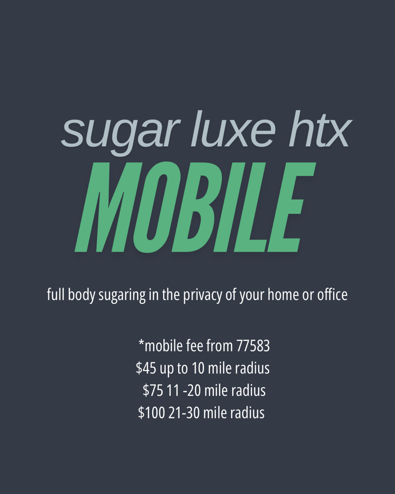 Mobile Sugaring Service Fee