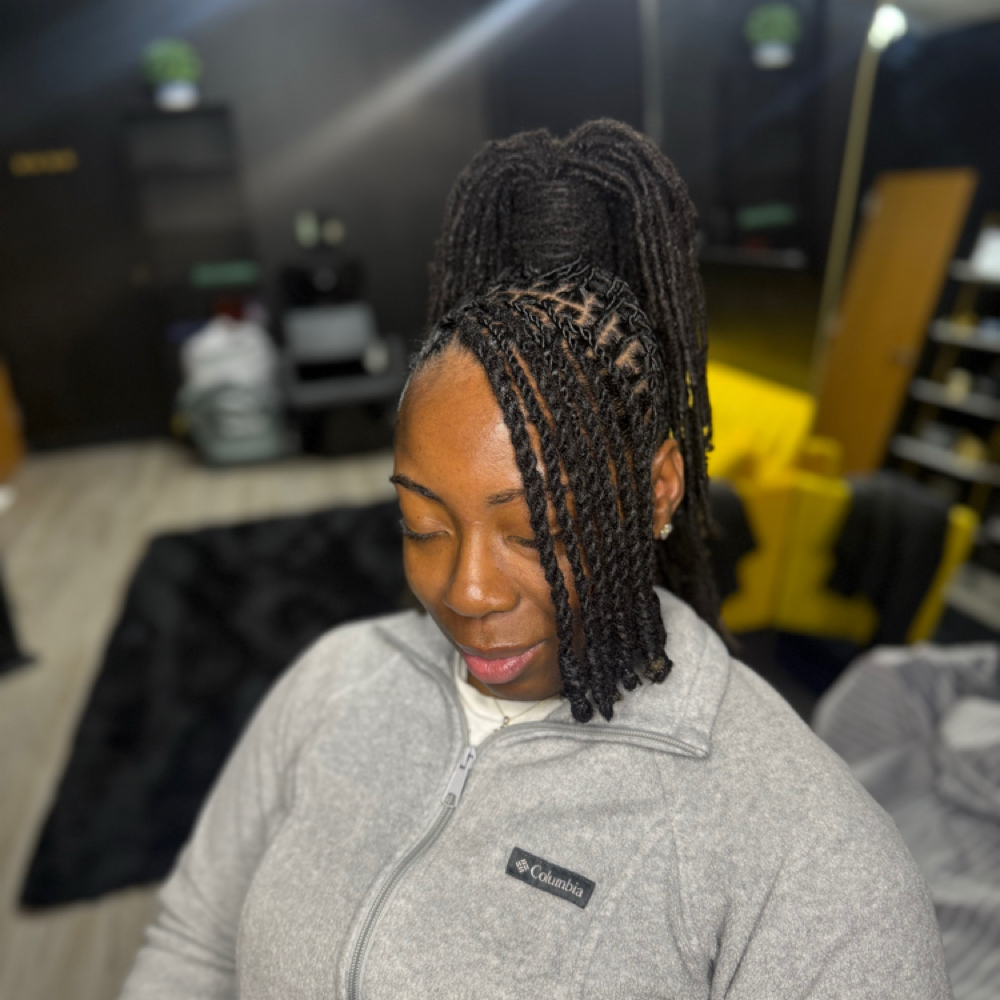 Retwist & Freestyle at Locs BySherry in Florissant, MO