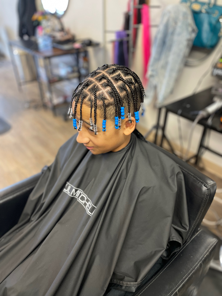 Man Bun Plaits/ Two Strand Twist at Crown Adjustments in Havelock, NC