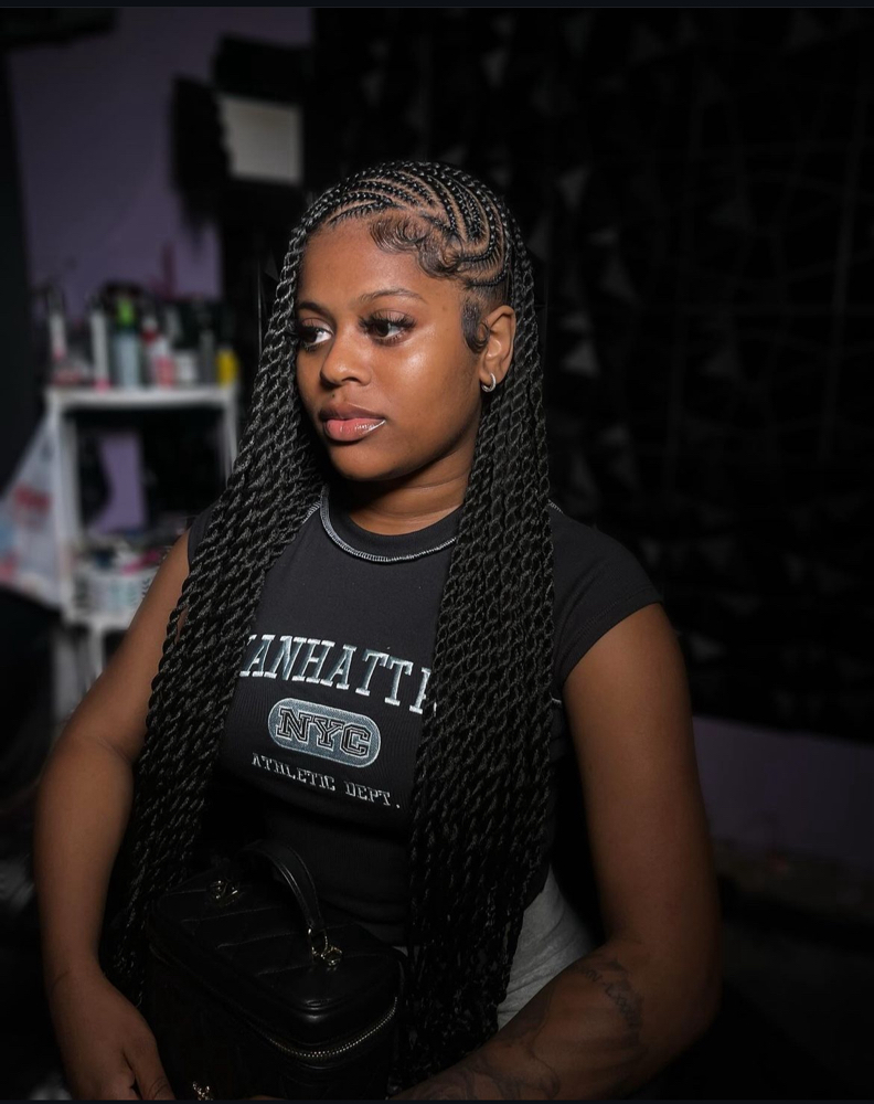 Freestyle Tribal Twist Butt Length