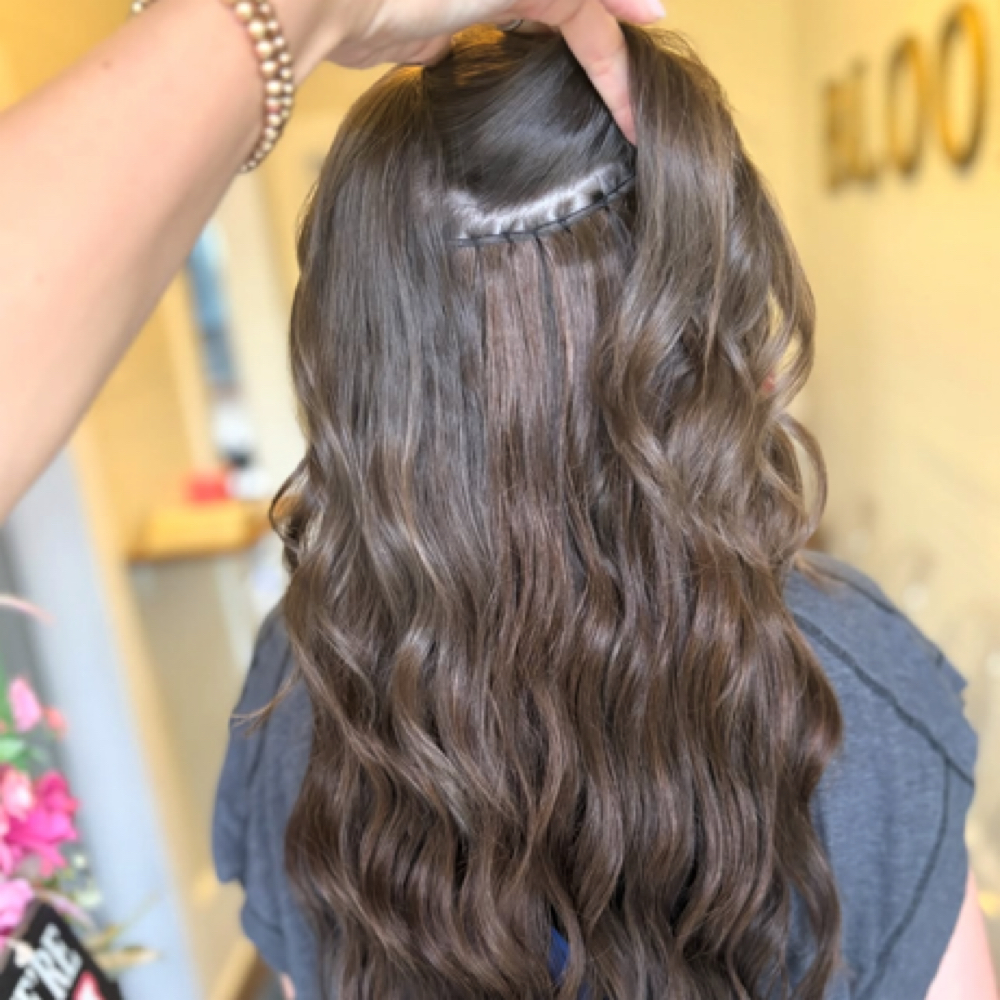Extension 3 Full Row Push Up $180 at Full Bloom Salon in Slaughter, LA