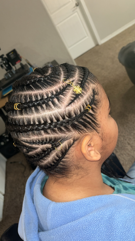 Lemonade braids at Golden Combs in Fountain, CO