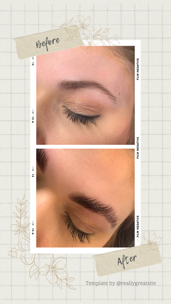 Brow Lamination & Tint