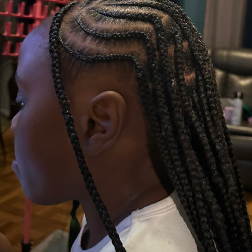 Princess Braids With extensions at Mama Bear Beauty Hair Care in Abilene, TX