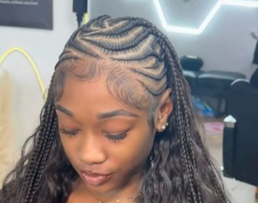 HALF BRAIDS
