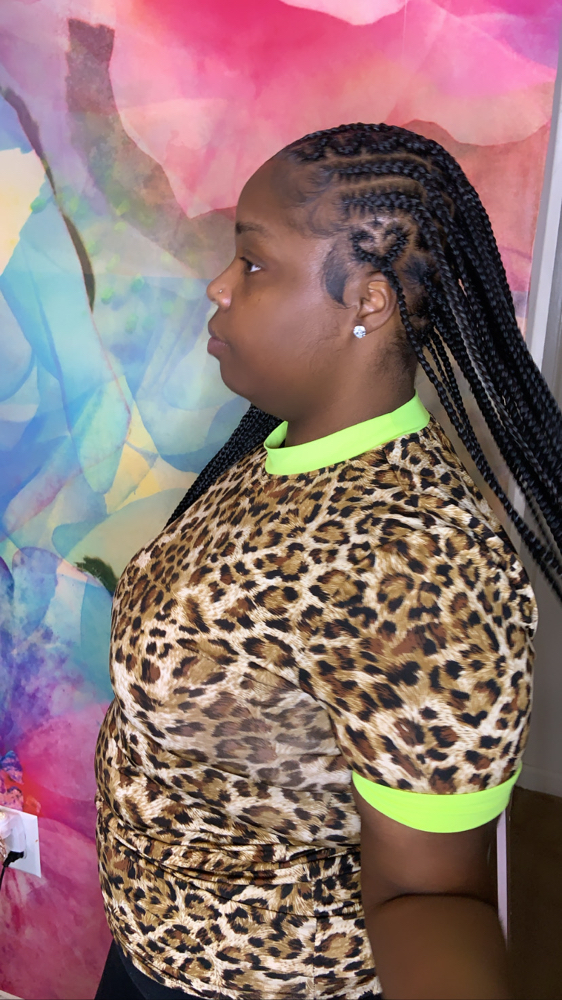 Braids InFront Knotless In Back Wl at Kanisha Reed in Baltimore, MD