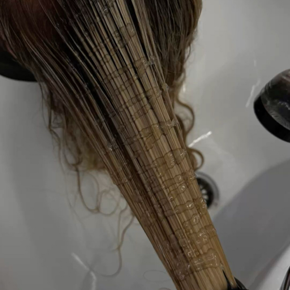 Glossing + Toning at Domane The Salon in Lutherville, MD