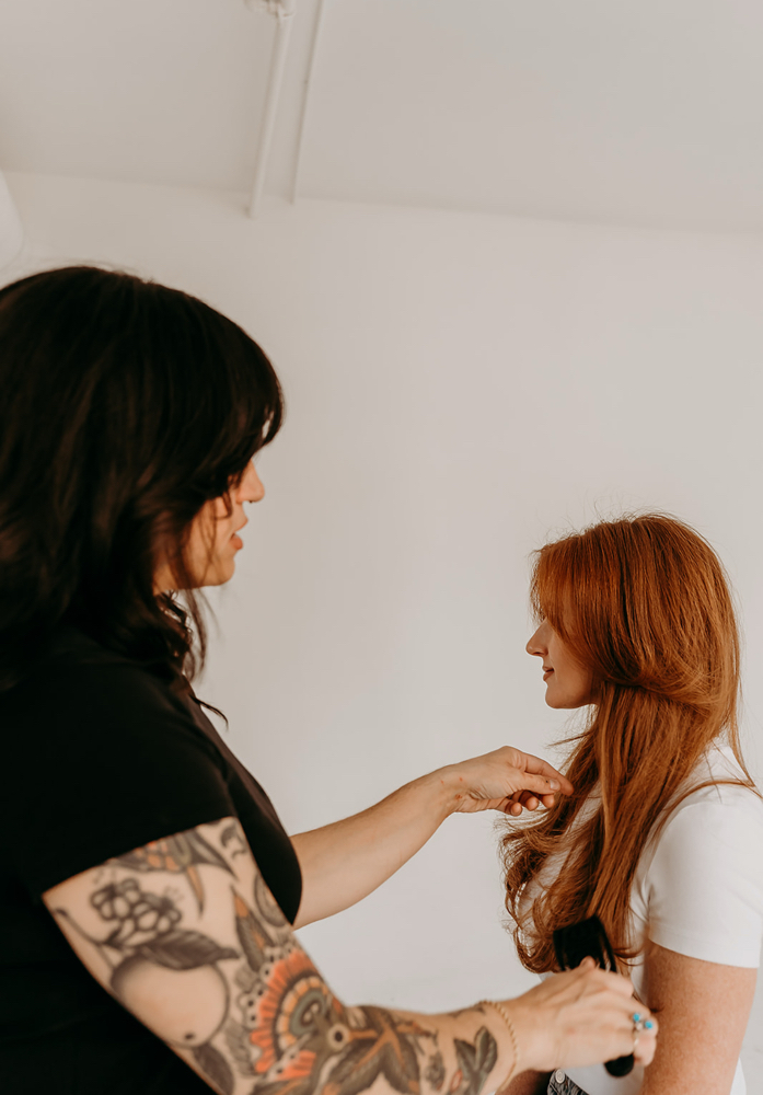 Glossing + Toning at Domane The Salon in Lutherville, MD