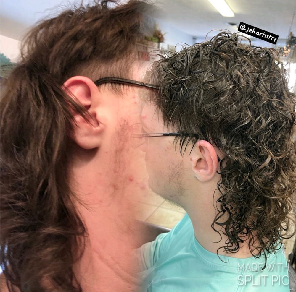 All Over Perm (Med / Long Hair)