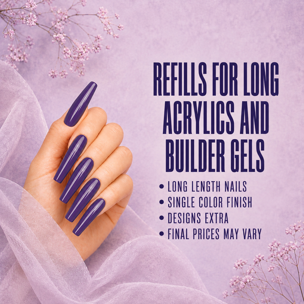 Refill Long Length at Its a Vibe Nails by Anna in Glen Burnie, MD