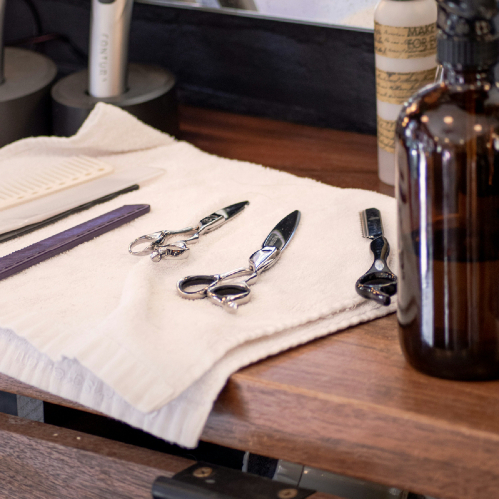 Neck + Ears Line Up at Kacey Corbin Hair & Barber in Highlands Ranch, CO