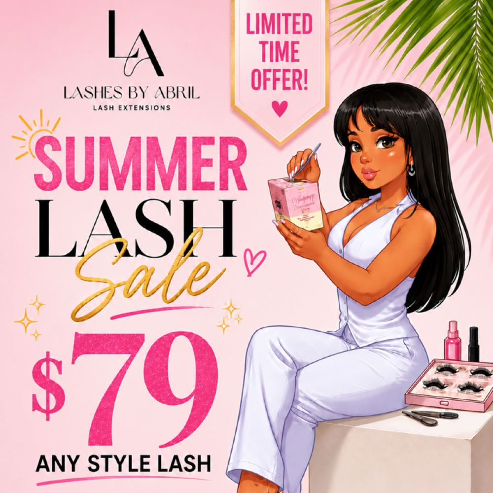 Summer Sale ☀️ Any Style  $79 at Lashes by Abril in Pasadena, TX