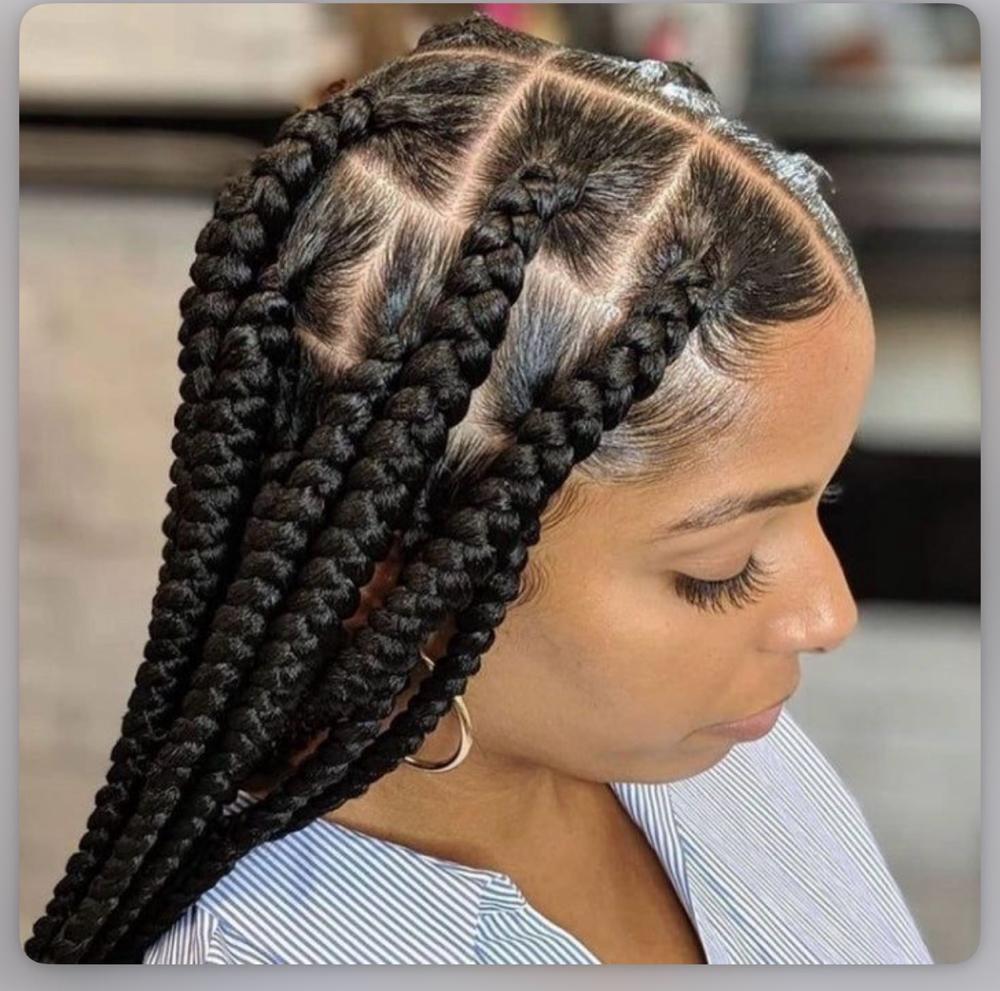 Jumbo Braid Knockless at Flax Locks Studio Spa,LLC in Greenacres, FL