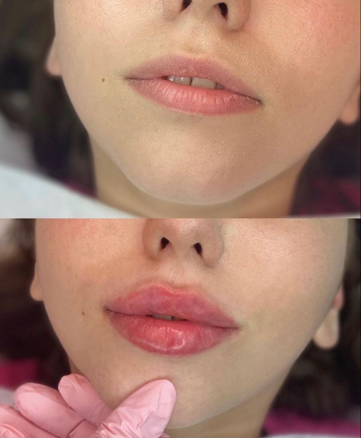 Lip tattoo