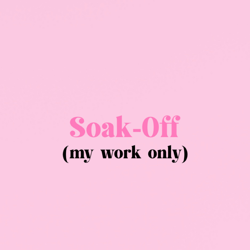 Soak-Off/Gel Removal (my work only) at Maddyvnailedit in Bastrop, TX