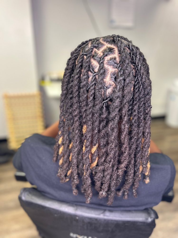 Dread Loc Retwist Med/shoulder