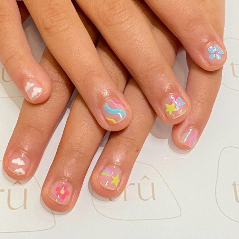 Kids Manicure at Delaney Designs in Coralville, IA