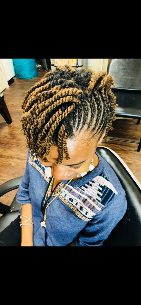 Cornrows With Two Strands at ChariseRenee’J Hands of A Goddess in Kettering, MD