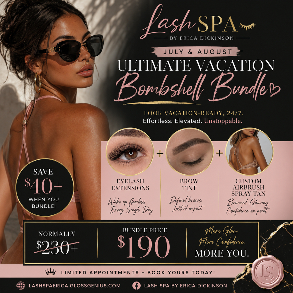Bombshell Bundle at Lash Spa in Bedford, PA