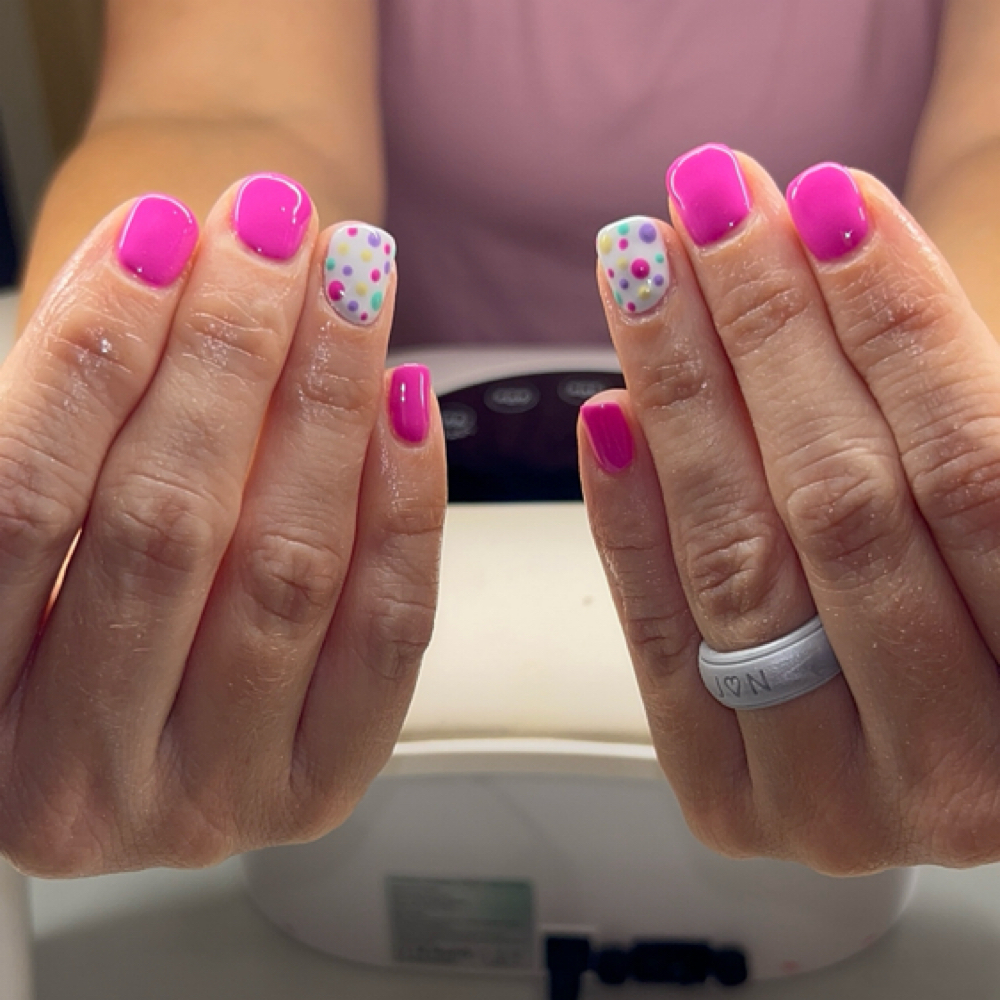 Gel Manicure at Velvet Lash Lounge in Denison, TX