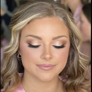 Bridesmaid makeup at VALTHENTIC in Centreville, VA