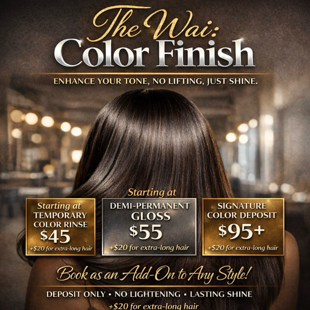 The Wai: Color Finish at The Hair Wai in Charlotte, NC