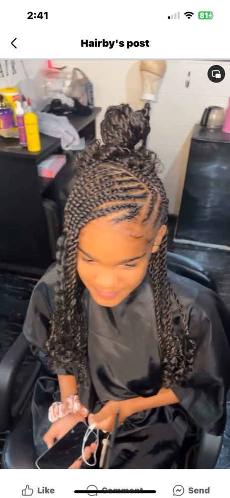 Kids Style Weave Added