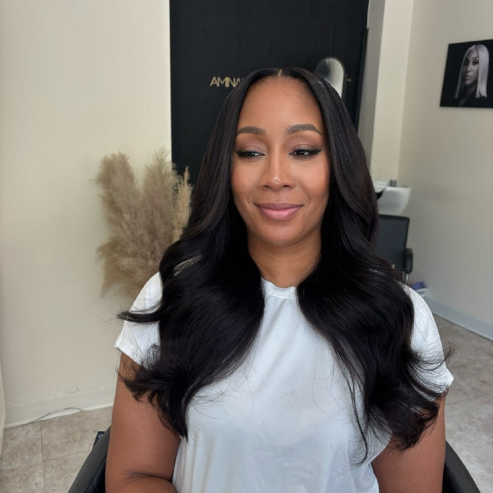 Behind The Hairline Sewin at Aminah Diona Beauty Studio in Pittsburgh, PA