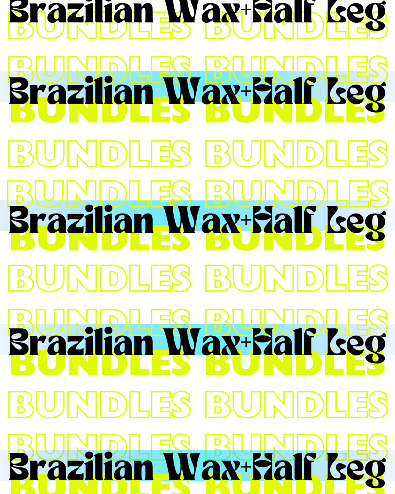 Summer Bundle:Brazilian+Half Leg