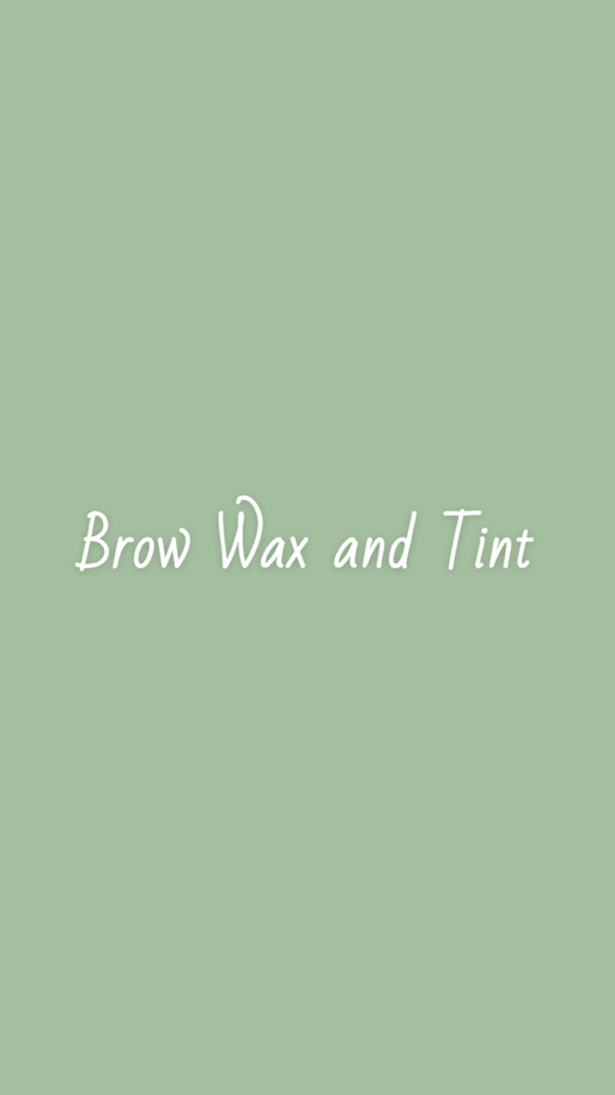 Brow Wax And Tint