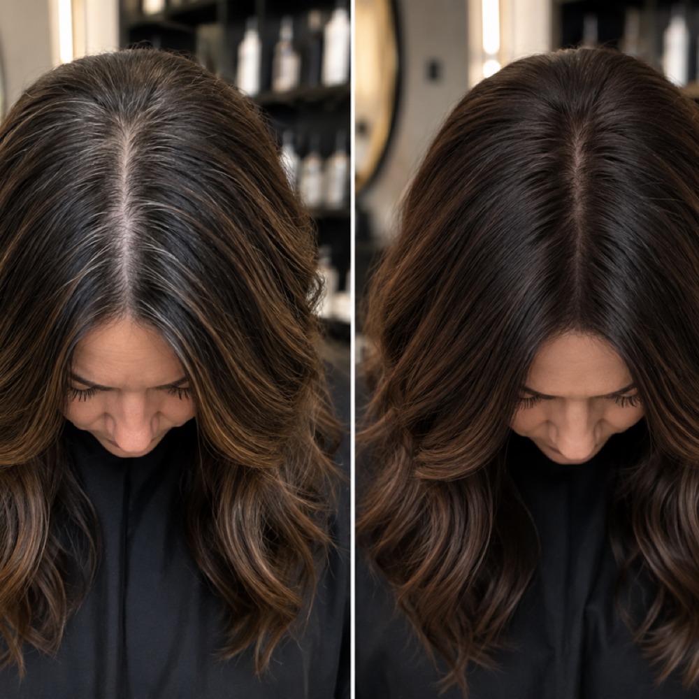 Root Refresh at Glamazon Hair Studio in Knoxville, TN