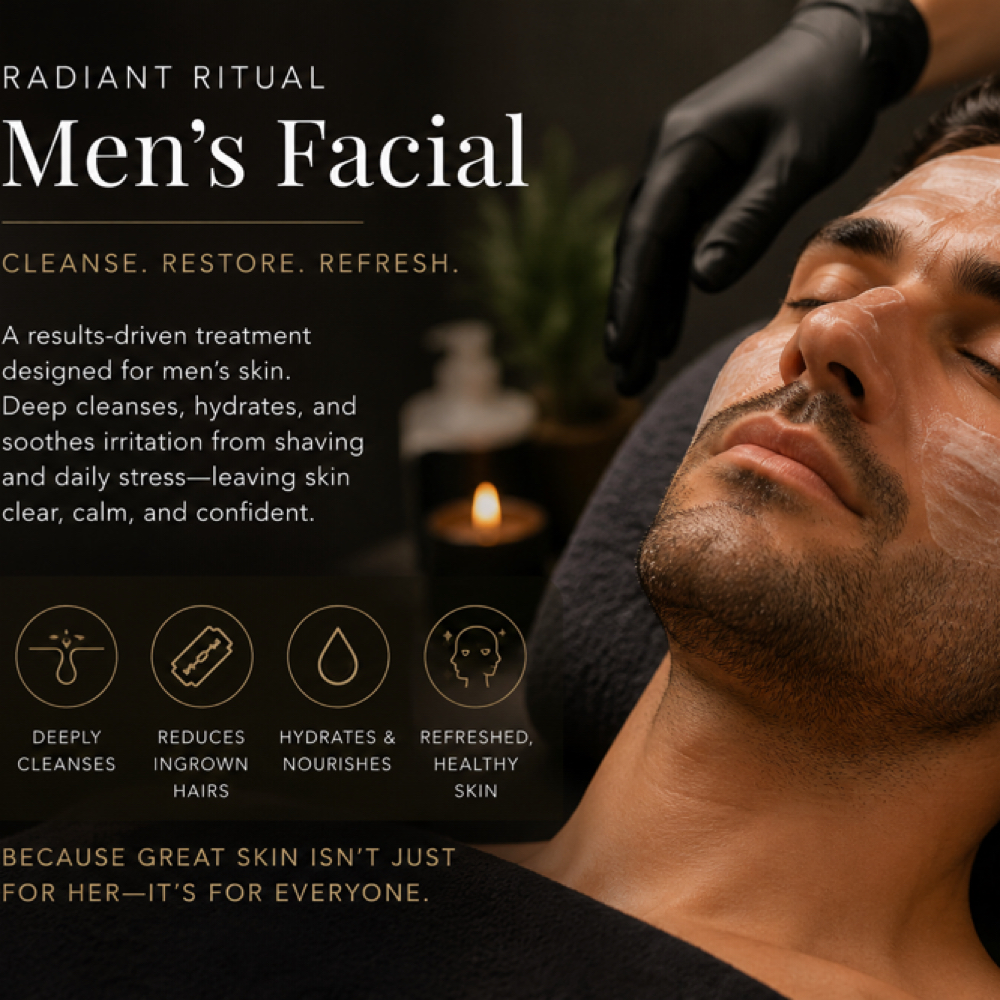 Mens Facial at Radiant Ritual Skin-Wax-Wellness LLC in Temecula, CA